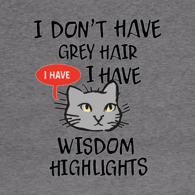 I Don't Have Gray Hair I Have Wisdom Highlights Gift by mattiet